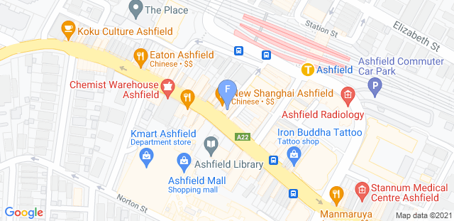 Map to Forza Jiu Jitsu Ashfield